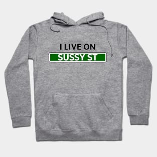 I live on Sussy St Hoodie